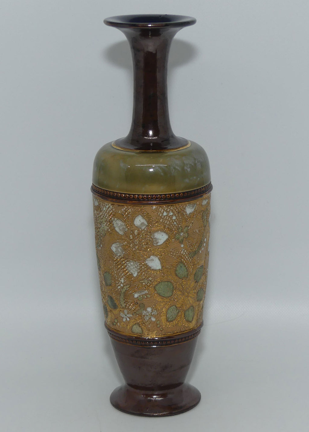 Royal Doulton Stoneware Slaters Patent slender bud vase X5780