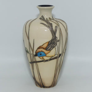 Moorcroft Southern Emu Wrens 72/6 vase | Trial C | dated 13.4.17