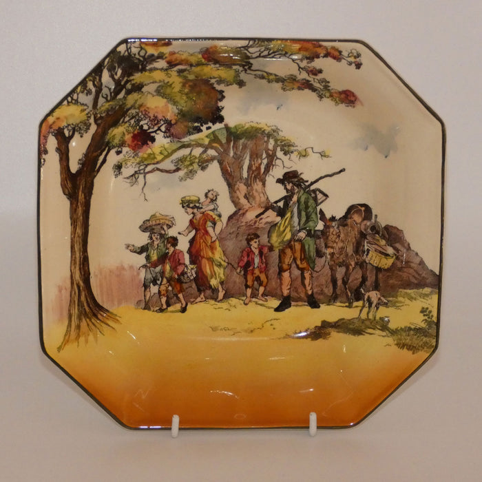 Royal Doulton Gleaners and Gypsies square bowl D6123