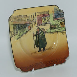 Royal Doulton Dickens Tony Weller square 15cm plate D5175