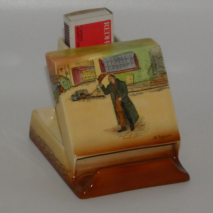 Royal Doulton Dickens Mr Squeers & Mr Pickwick cigarette dispenser D5175 (#1)
