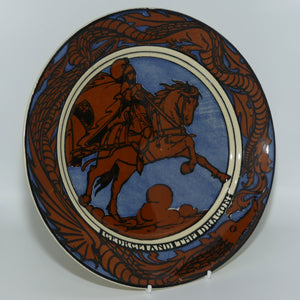 Royal Doulton seriesware St George and the Dragon plate