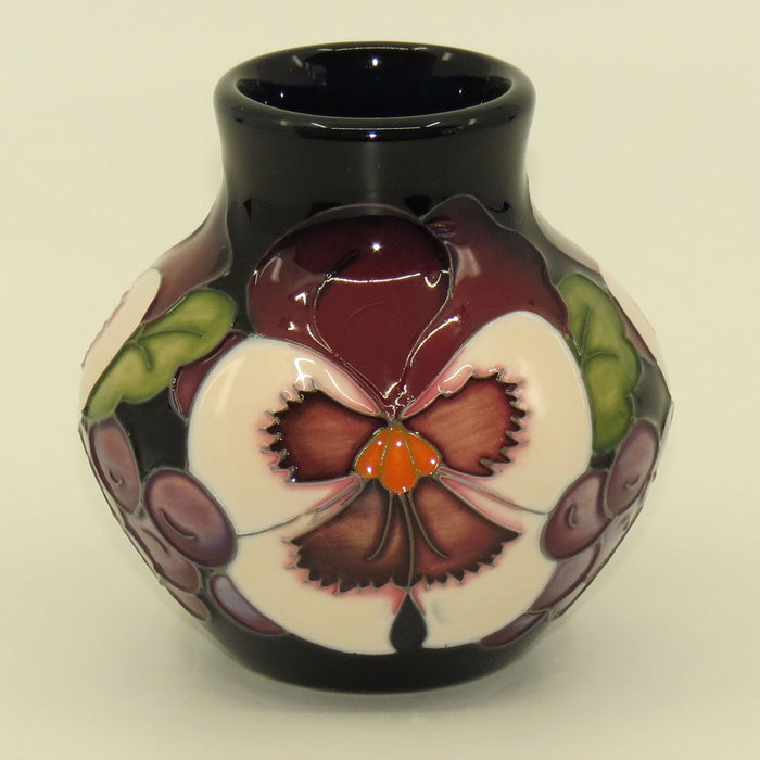 Moorcroft Study in Velvet 35/3 vase (Ltd Ed)