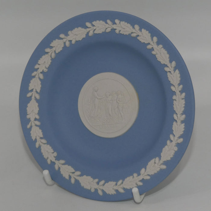 Wedgwood Jasper | White on Pale Blue | Sydney Cove Medallion miniature plate