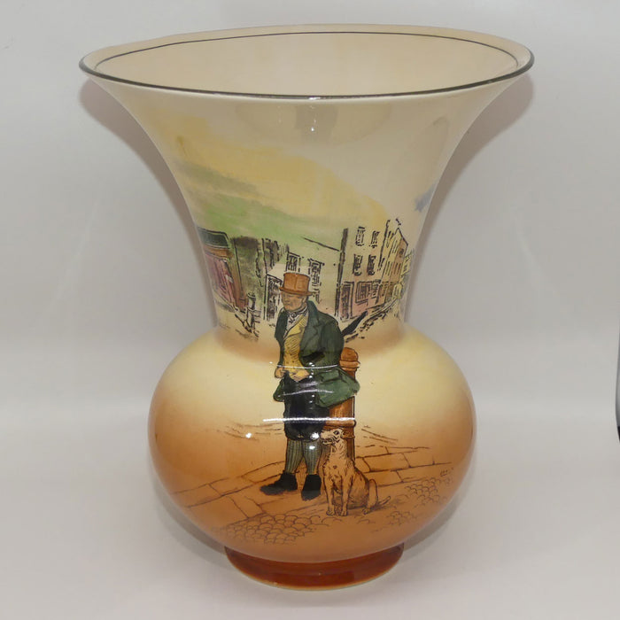 Royal Doulton Dickens Bill Sykes large trumpet vase D5175