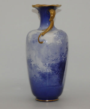 royal-doulton-blue-childrens-twisted-handled-vase-woman-with-child-holding-cloak