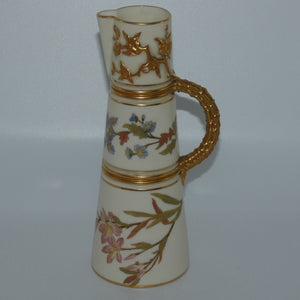 royal-worcester-blush-ivory-hand-painted-tall-conical-jug