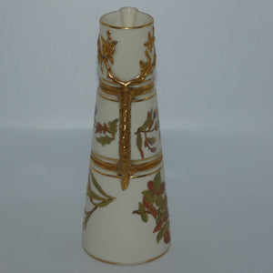 royal-worcester-blush-ivory-hand-painted-tall-conical-jug