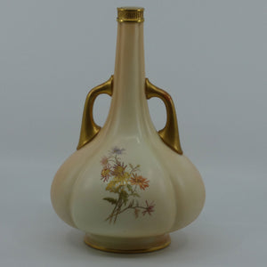 royal-worcester-blush-ivory-hand-painted-tall-narrow-neck-handled-bulbous-vase