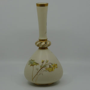 royal-worcester-blush-ivory-hand-painted-tall-narrow-neck-bulbous-vase-with-reticulated-neck