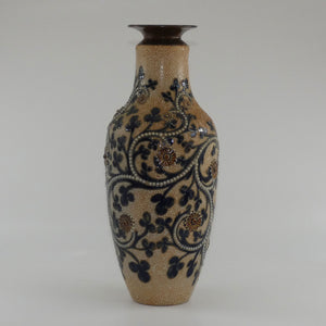 royal-doulton-george-tinworth-stoneware-tall-slender-vase