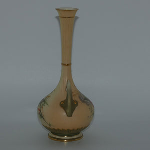 royal-worcester-blush-ivory-scotch-thistle-narrow-neck-and-handled-bulbous-vase