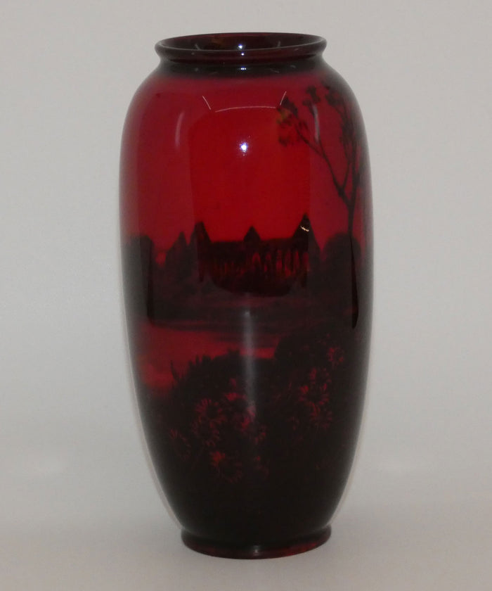 Royal Doulton Flambe Tintern Abbey vase