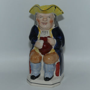 Early 20th Cent Staffordshire Pottery toby jug | Colourful