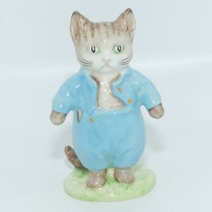 Beswick Beatrix Potter Tom Kitten | Pale Green Eyes | BP2a Gold Oval
