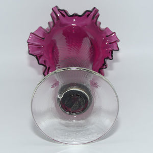 vintage-ruby-glass-frilled-edge-vase