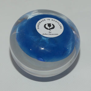 john-deacons-scotland-complex-twist-garland-miniature-paperweight-blue