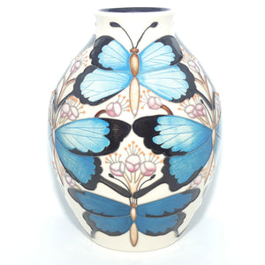 Moorcroft Pottery | Ulysses Butterfly on Ivory 3/8 vase Trial | Australian Design