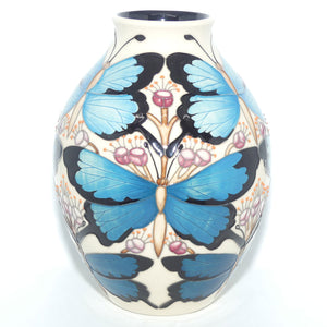 Moorcroft Pottery | Ulysses Butterfly on Ivory 3/8 vase Trial | Australian Design