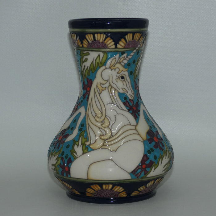 Moorcroft Unicorn 192/7 vase (Ltd Ed)