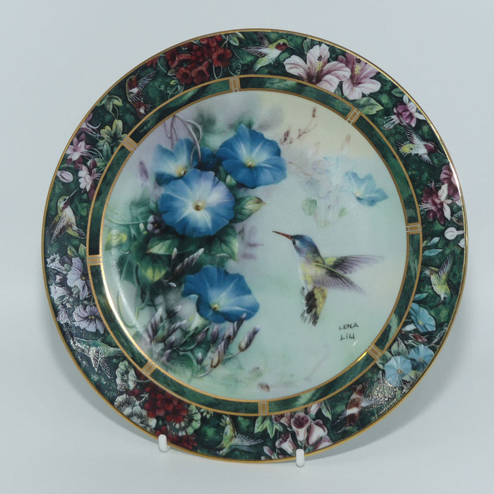 Bradex 84 G20 71.3 plate | Lena Liu's Hummingbird Treasury | The Violet Crowned Hummingbird