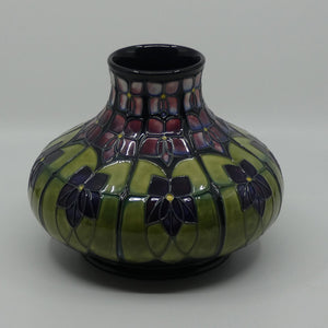 Moorcroft Pottery | Stylised Violets 32/8 vase | Sally Tuffin
