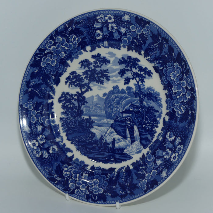 Wedgwood Queens Ware | Blue and White Collection plate | Watermill