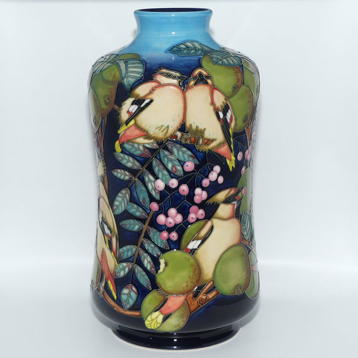 Moorcroft Waxwing Woodland 98/11 vase | LE 44/100