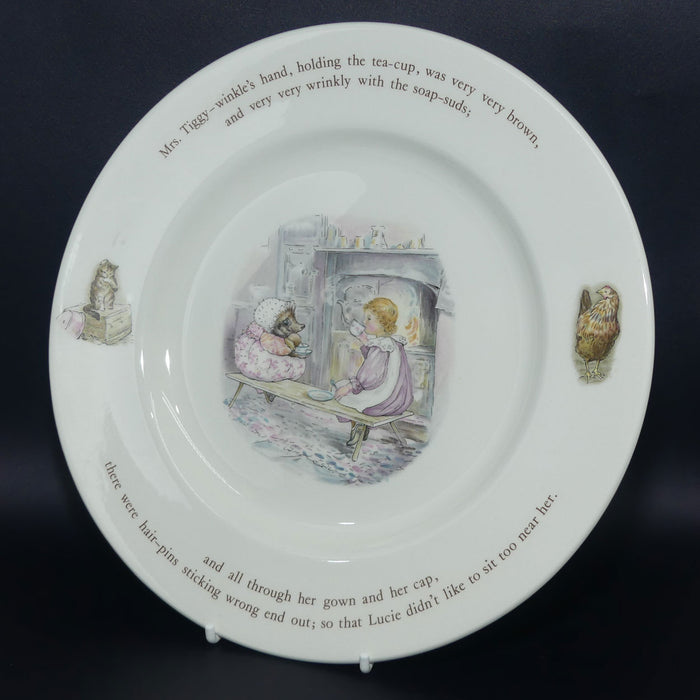 Wedgwood Beatrix Potter Mrs Tiggy Winkle plate | 25cm diam