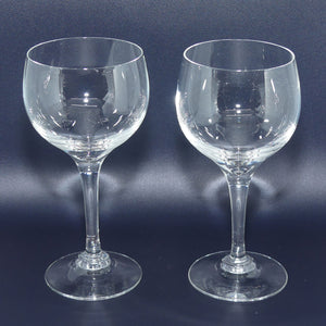 Vintage Dartington Crystal | Frank Thrower design | Pair of White Wine Glasses 200ml