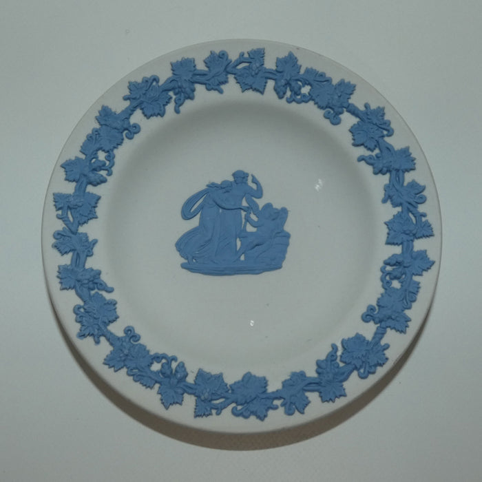 Wedgwood Jasper | Pale Blue On White | Grecian Maidens miniature plate