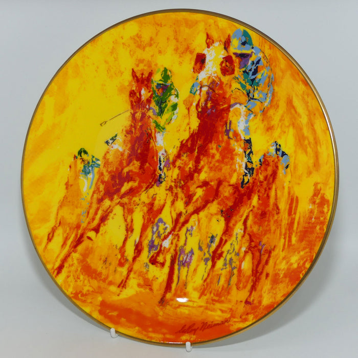 Royal Doulton Collectors International LeRoy Neiman Winning Colors plate | Ltd Ed