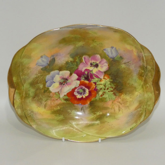 Royal Winton handpainted Floral decorated bowl | signed F Alcock