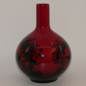 royal-doulton-flambe-woodcut-1618-coach-scene-onion-shape-vase