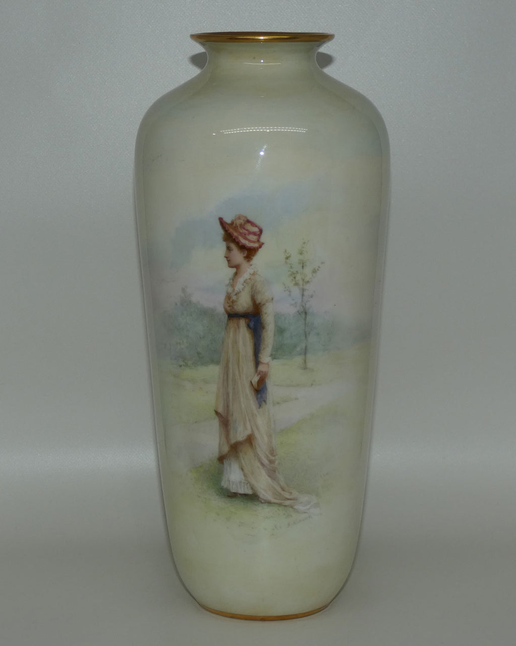 doulton-burslem-vase-of-a-young-woman-signed-s-alcock